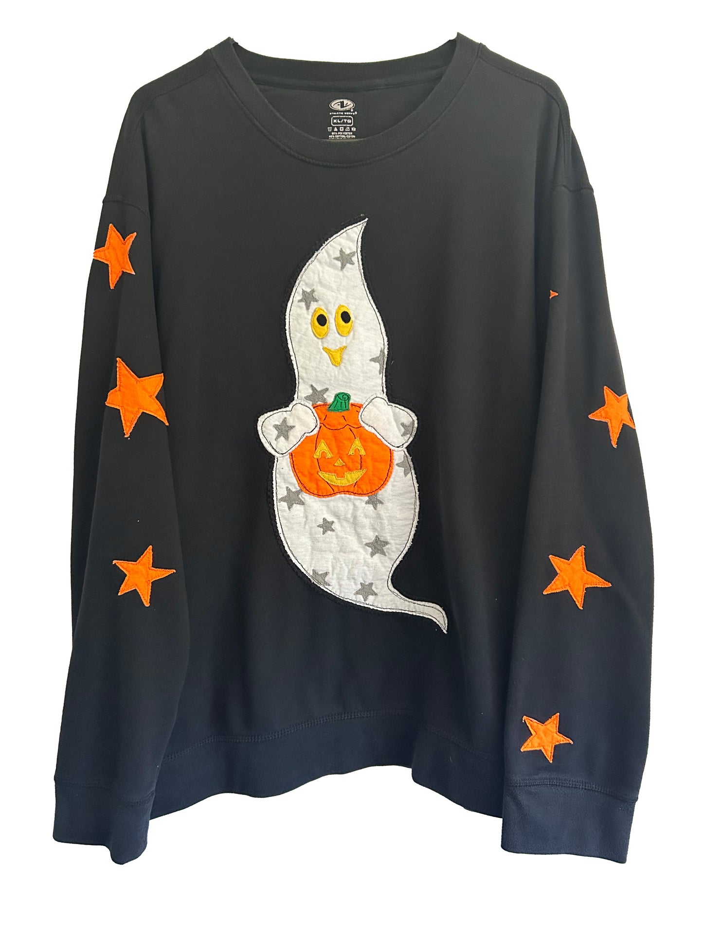 Star Sleeve Ghostie Sweatshirt