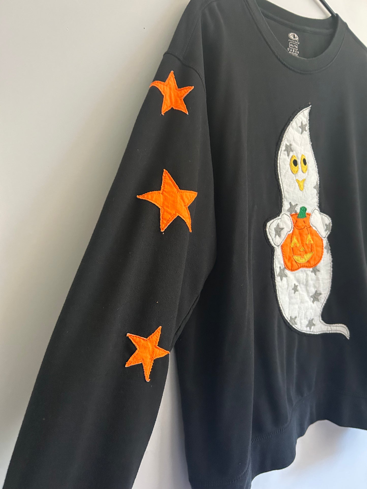 Star Sleeve Ghostie Sweatshirt