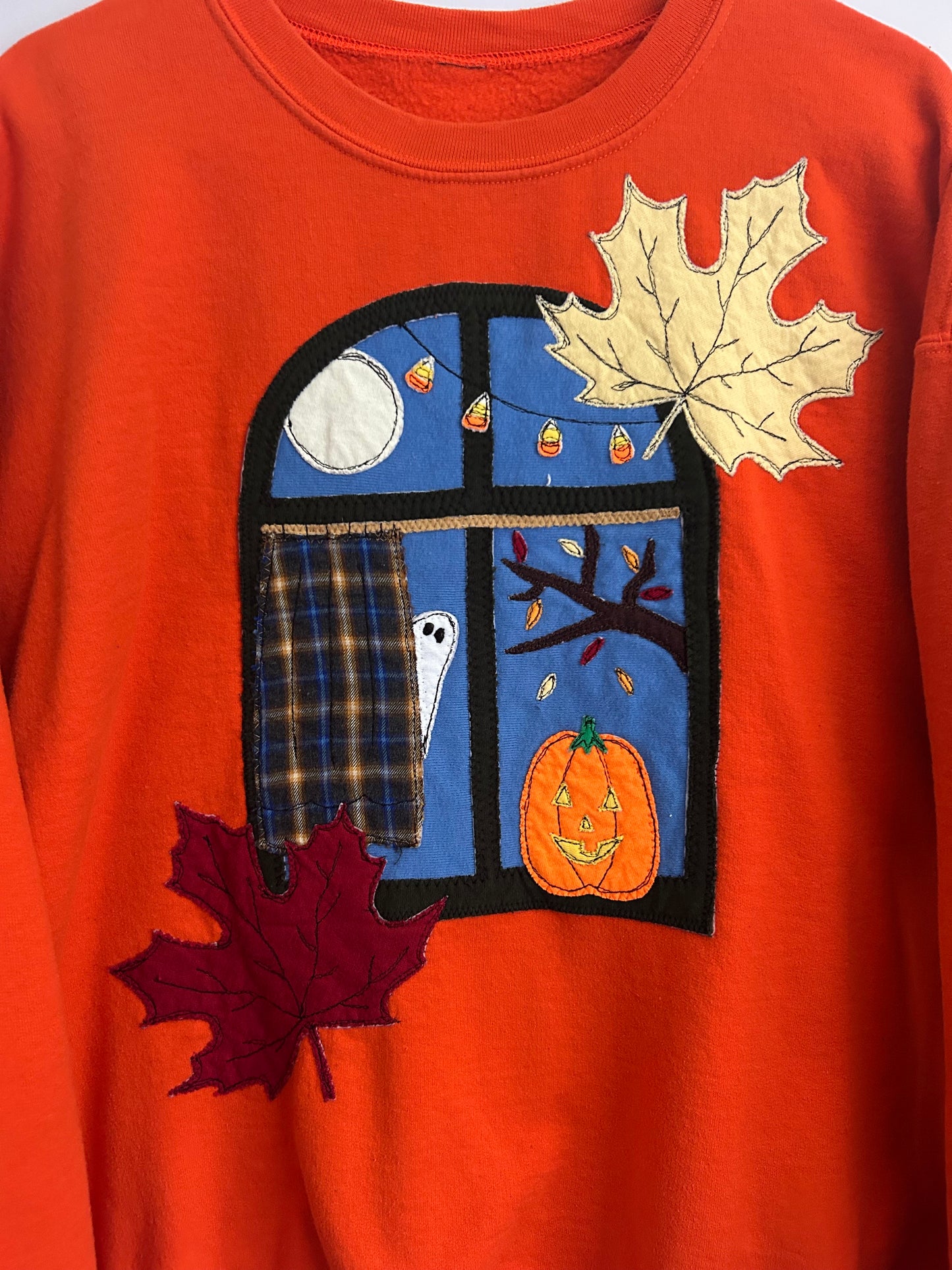 Halloween Night Window Sweatshirt