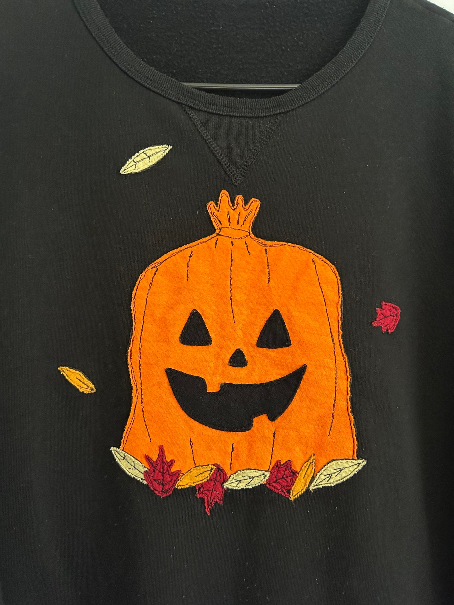 Pumpkin Leaf Bag Sweatshirt