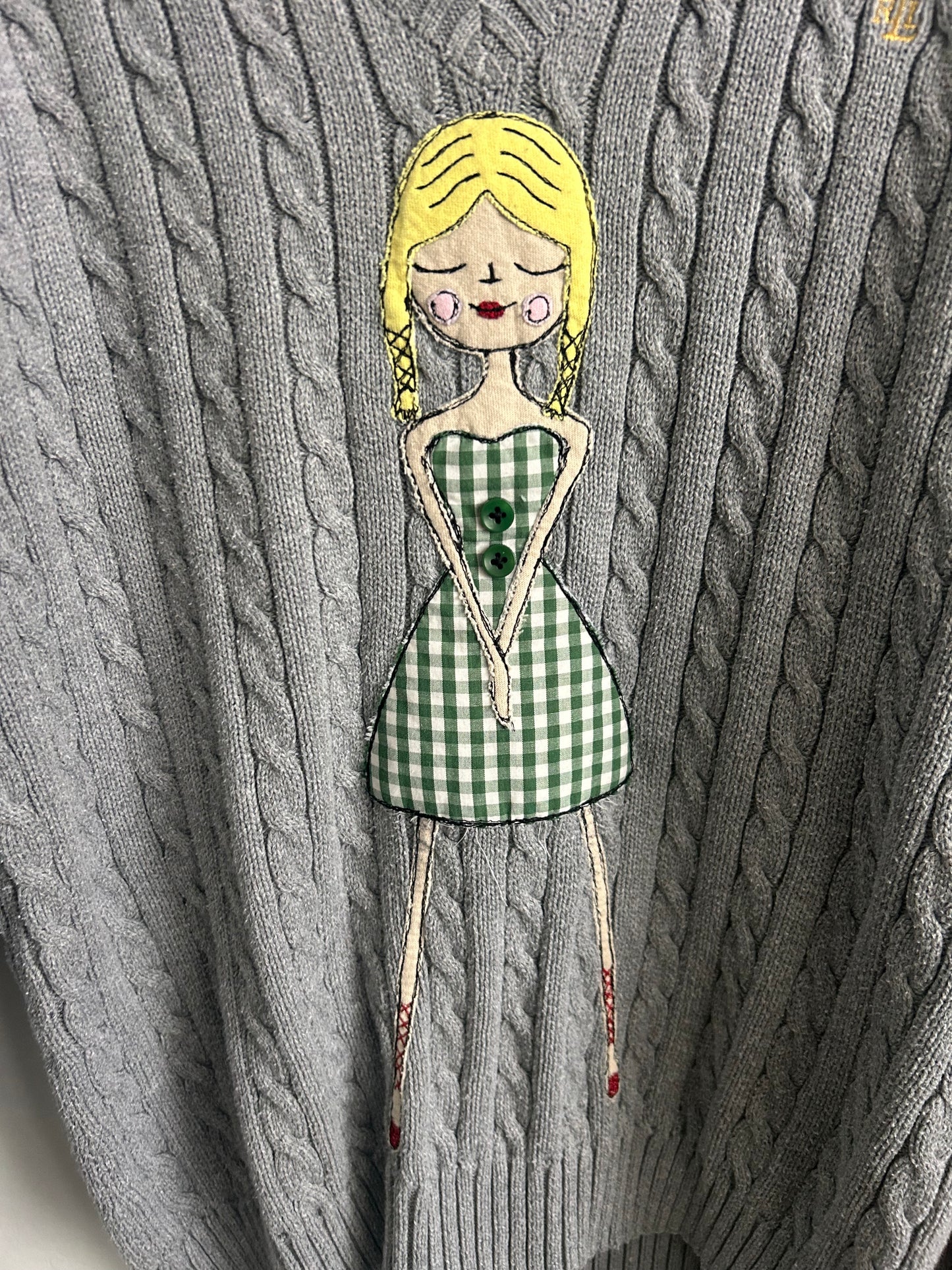 Gingham Girl Sweater