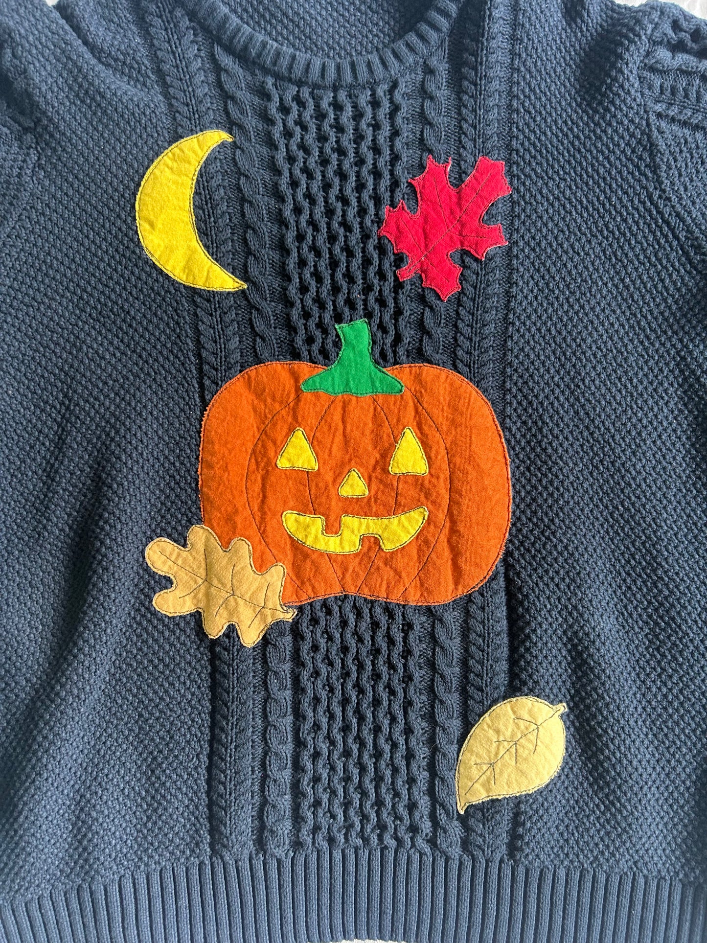 Glowing Pumpkin Sweater