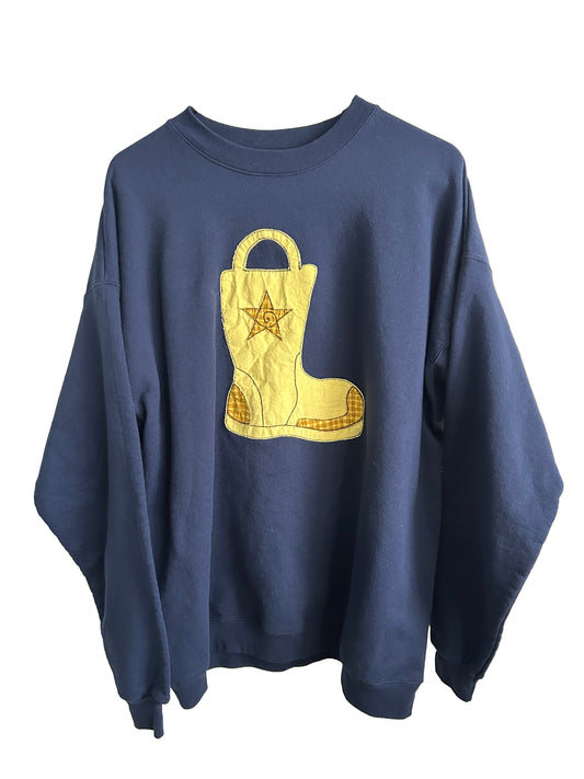 Yellow Rain Boot Sweatshirt