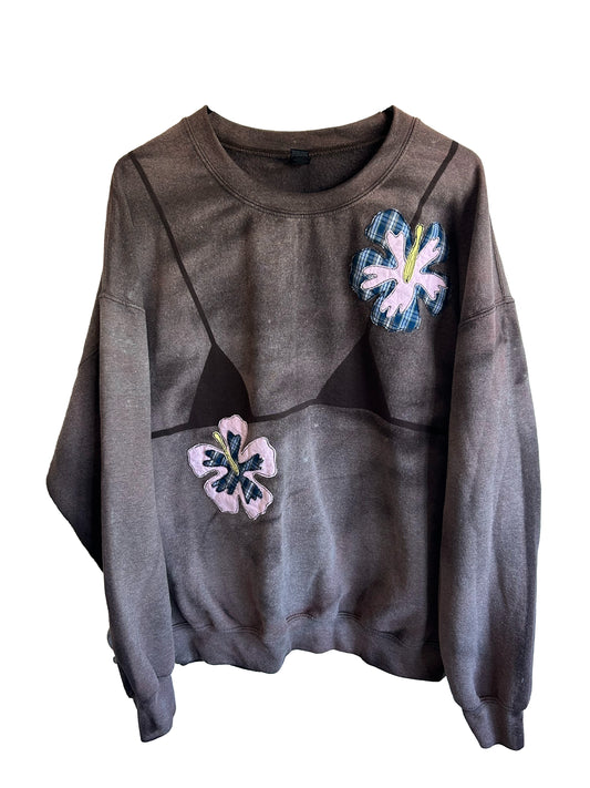 Brown Bikini Sweatshirt