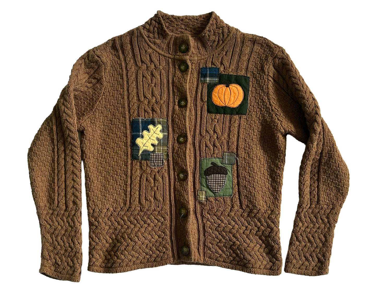 Fall Patchy Cardigan