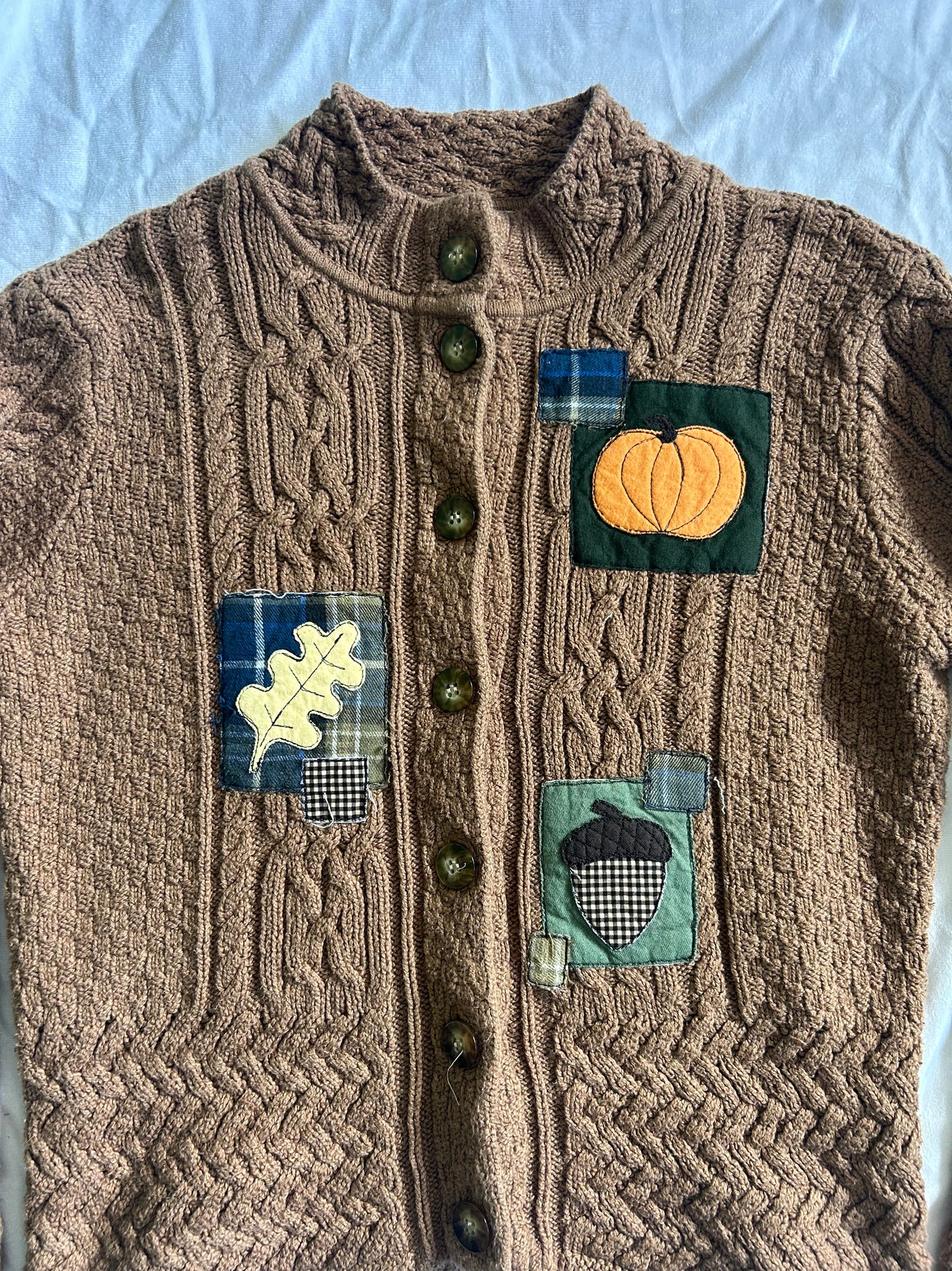 Fall Patchy Cardigan